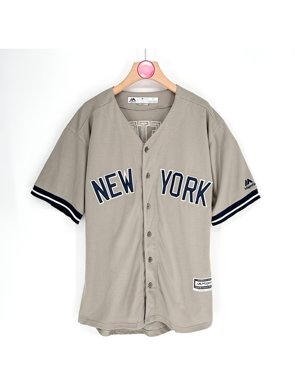 Vintage Derek Jeter #2 New York Yankees Majestic Sewn Jersey Mens Small